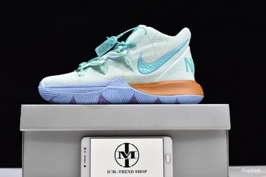 X of Special SPONGEBOB 5 NIKE Squidward (House Box) Hoops KYRIE CJ6951-300  0815